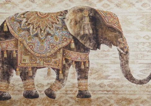Arte Parla cuadro artístico elefante